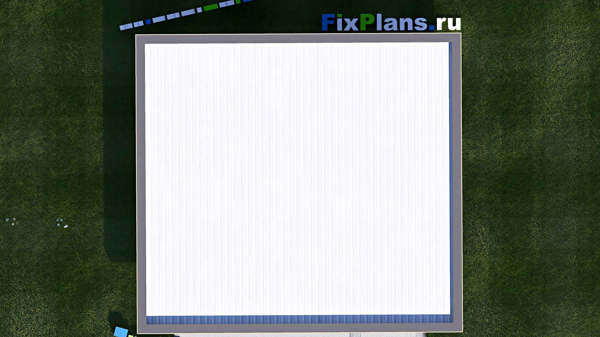 F-21149 - Проект гаража 7 на 8, площадью 50 м² на 1 машиноместо