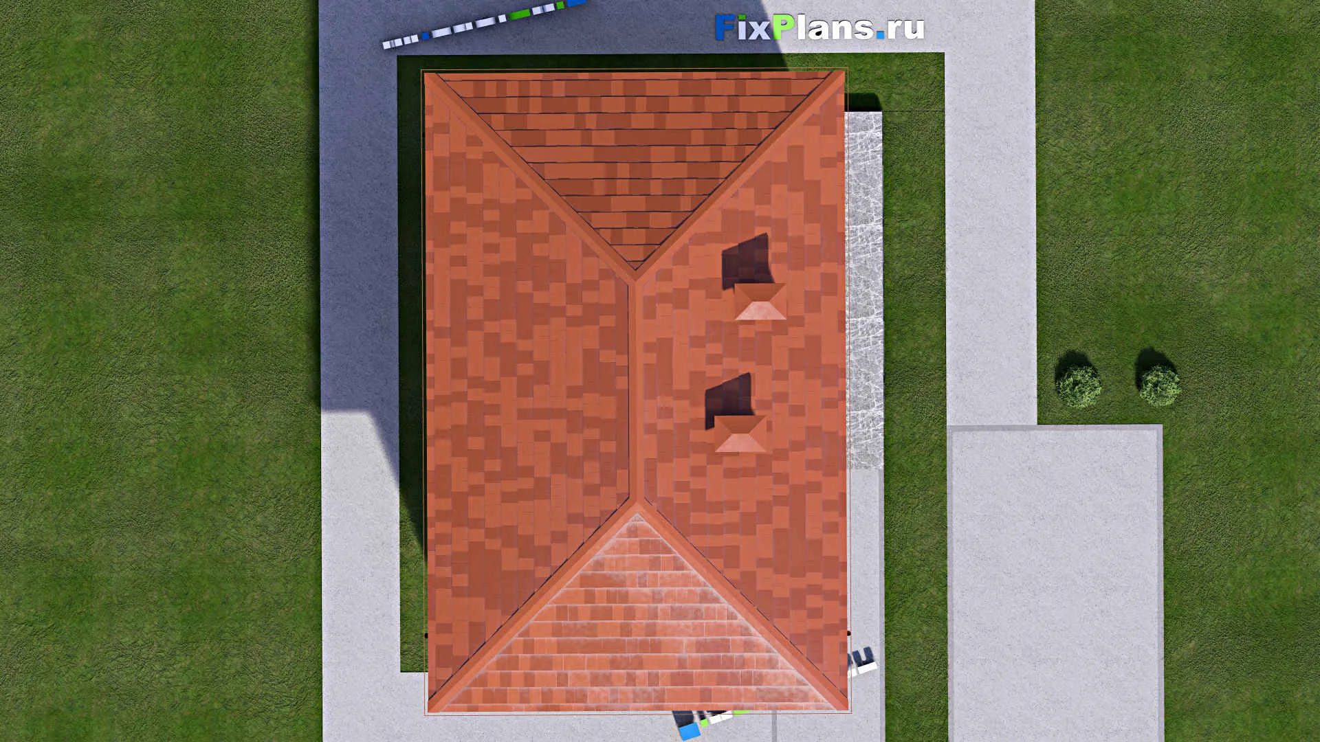 F-14084 - Проект двухэтажного дома 8 на 11, площадью 110 м² с 3 спальнями